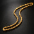 ZSK珠宝钻石快线 黄金项链男士全橄榄黄金项链足金项链金链子15.49克长约50厘米