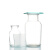 安达通 毛玻璃片 单双面磨砂毛玻片集气瓶用玻片实验器材 10cm单面磨砂毛玻璃10片 
