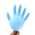 橡树（XIANG SHU）一次性丁腈橡胶手套 耐用耐磨食品工厂医用检查加厚手套 麻面50只/盒 浅蓝色 L