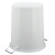 震迪160L无盖水桶工业塑胶桶储水桶户外食用级水桶可定制700233白色