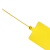 飞尔（FLYER）大标牌式尼龙扎带 吊牌理线带 标签扎带 80×100mm 黄色【100根】