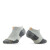 ZEAL WOODzealwood椰碳纤维跑步袜骑行袜Runner吸湿排汗除异味 浅灰色（2双） M(39-42)