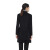 中神盾 WLC580A 新款商务女装大衣女手工中长款毛呢外套女羊毛大衣 黑色 160/M （100-499件价格）