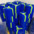 PVC套管 蓝色pvc热缩管 锂电池组外皮绝缘套膜 18650电池封套 宽120mm(1米价/单层厚度0.12mm)