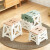 sungsa日本加厚折叠凳便携式小凳子小板凳家用折叠椅小椅子洗澡户外马扎 折叠凳 大号-绿色