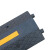 海斯迪克 HK-221 线槽减速带室内外护线压线板盖线板电缆保护槽橡胶线槽板 室内三道黄胶膜双槽1000*230*45mm