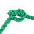 鸣固 尼龙绳 塑料绳耐磨物流绳户外手工编织货车捆绑绳绿色绳子12mm（50米/捆）