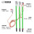 10kv高接地线 JDX-NL高压接地线 配电室内母排接地线 10kv短路接地线 35kv绝缘接地棒 1米*3+3米配0.5米接地棒
