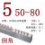 探福（TANFU）(550-80倒角)键槽拉刀B3/4/5/6 拉销长度18-30-50-80-120倒角高速钢拉槽刀备件P1252