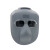 谋福 电焊面罩头戴式脸部防护耐高温电焊面屏烧焊氩弧焊二保电焊眼镜 （灰色电焊面罩BX+透明眼镜+绑带）