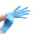 尚和手套（SHOWA）一次性丁腈手套无粉防滑麻指加厚防水耐油实验检查 蓝色882/M/100只