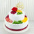 芙瑞多 双层生日蛋糕当日送达速递创意心形水果蛋糕全国同城配送 深情的爱 8寸