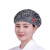 希万辉 可调节厨房帽防油烟餐厅工作防掉发包头护士帽子A 芭蕉叶