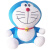 哆啦A梦（Doraemon）经典坐式机器猫叮当猫卡通玩偶公仔 毛绒玩具布娃娃抱枕 16*40厘米