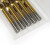 凯普森（Kempston）M2高速钢镀钛麻花钻头钢材铁板金属专用高硬度直柄手电钻开孔转头 5.0mm(5支装)