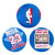 MITCHELL & NESS 复古球衣AU球员版 NBA全明星93赛季飞人乔帮主 MN男士篮球服 蓝色 M