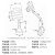 LED机床工作灯24V36V110V220数控车冲铣磨床台灯机械设备照明灯具 110-220V短臂12W