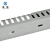卓炫 灰色方形pvc塑料阻燃线槽 开口U型配线槽 走线槽 行线槽带盖 30*15（10米）