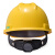 梅思安/MSA V-Gard标准型ABS V型安全帽工地建筑工程防砸防冲击头盔 超爱戴帽衬带下颚带 可定制 黄色