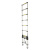 兴航发 铝合金竹节直梯5.8M 铝合金梯子 竹节梯伸缩梯子加厚