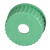 GL45 耐高温螺口试剂瓶盖 PBT盖子 流动相盖 蓝盖瓶盖子 彩色实心 GL45绿色开孔盖 15mm