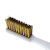 星工（XINGGONG）铜丝刷工业牙刷打磨清洁抛光除毛刺零件网纹辊清洗浮锈铜板刷 0.5mm6把装WF026