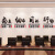 谋福 亚克力3d立体墙贴 励志文字标语 办公室自粘装饰字 奋斗（80*80）cm