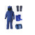 雷克兰防电弧服3层7.0QZTSP棉质阻燃蓝色含大褂背带裤手套头罩腿套便携包符合EN标准/定制