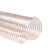 南盼伸缩软管PU聚氨酯风管镀铜钢丝软管透明订做不退换一米价格 壁厚1.5mm内径50mm