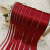 红色丝带 涤纶缎带礼品包装彩带节庆红丝带红绸带 6mm*100y