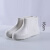 雨鞋靴工厂白色加雨靴耐酸耐油高筒耐用暖棉靴EVA胶鞋 白色中帮EVA不加棉 39