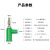 4mm香蕉插头枪式 可续插/螺丝免焊banana插头 香蕉插座表笔插头 蓝色