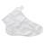 冰禹 一次性PE足膜套 塑料透明袋脚膜套袜套隔脏试鞋套 有耳带款（400只）BK-48