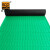 爱柯部落 PVC塑料防水防滑垫 钢花纹走道垫满铺地板楼梯垫厨房仓库人字形1×1m厚2.5mm绿色 111617