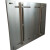 不锈钢背板A3钢明装地暖分水器背板可随意调节支架宽度 巧克力色