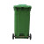 星工（XINGGONG）大号户外垃圾桶240L 物业小区环保分类垃圾箱加厚塑料挂车桶 厨余垃圾 绿色