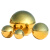 桂满枝04不锈钢球1.0厚钛金空心金属圆球装饰亮光金色球摆件门柱围墙球 钛金04#1.0厚