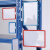 RFSZ 磁性安全标牌 仓储货架分区材料卡物资分类磁铁标签 黑色 A5+双磁铁 21*15CM 10个/件