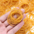 橡皮筋胶圈工业用牛皮筋圆形一次性黄色高弹力橡胶圈 自选半斤（请备注直径）