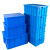 海斯迪克 HK-843 加厚周转箱 大号收纳物流塑料零件盒元件盒物料箱 M20箱盖-蓝