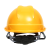 诺瑞斯安ABS工地安全帽V型透气头盔国标防砸劳保头盔施工监理定制logo印字 黄色