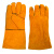 华特双层电焊手套棕黄色牛皮耐磨隔热阻燃 焊接作业防护 劳保用品