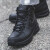 耐克男鞋Manoa户外耐磨防水登山鞋 中高帮男靴子工装靴454350-003 黑 40