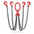 kankeirr 起重链条吊索具成套 链条索具吊装工具羊角勾吊钩吊环组合定做吊车吊链G80猛钢链条 2吨2腿0.5米