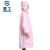 星工（XINGGONG）防静电服 防尘大褂 无尘洁净防护服连帽印字可定制 粉色 S码
