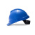 梅思安/MSA ABS豪华型有孔安全帽 超爱戴帽衬 新国标蓝色 针织布吸汗带 D型下颏带 1顶 可印字