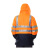 安大叔 B008 防寒服三合一高警示多功能保暖工作服荧光橙拼深蓝色 M码 1件装