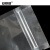 安赛瑞 透明自立自封袋（100个装）PET密封袋封口袋透明拉骨袋自立包装袋样品袋 16×26+4cm 601084