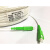 室外跳线有线皮线1芯 接头皮线APC广电光纤成品光纤成端有线 白色 10m
