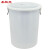 圣极光280升带盖水桶塑料桶大容量收纳桶储物桶可定制S01619白色